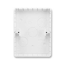 ABB CLASSIC krabice.lištová 2-nás. nízká oblé rohy 81x105x15.5mm ;bílá
