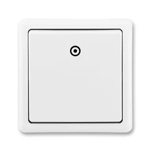 ABB CLASSIC ovládač tlačítkový ř.1/0 ;jasně.bílá
