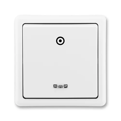 ABB CLASSIC ovládač tlačítkový ř.1/0So ;jasně.bílá