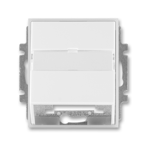 ABB ELEMENT kryt zásuv. komunikační ;bílá/led.bílá