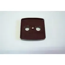 ABB kryt zásuv.účast. TANGO TV+R bordo
