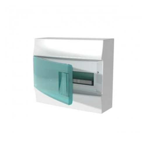 ABB rozvodnice na omítku Mistral41W 12mod. IP41 průhledná dvířka bílá N/PE