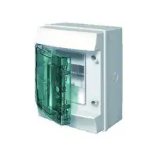 ABB rozvodnice na omítku Mistral65 4mod. IP65 průhledná dvířka světle šedá