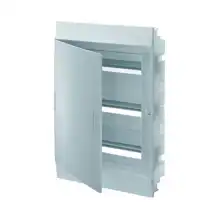 ABB rozvodnice pod omítku Mistral41F 54mod. IP41 plná dvířka bílá N/PE