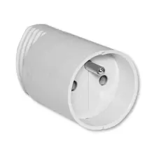 ABB spojka zásuvka přímá pohyblivá 2P+PE 250V/16A ;šedá