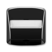 ABB TANGO kryt zásuv. telefonní jednonásobný ;černá