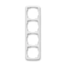 ABB TANGO rámeček čtyřnásobný svislý ;bílá