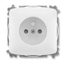 ABB TANGO zásuvka 1-násobná 2P+PE clonky bezšroubová ;bílá