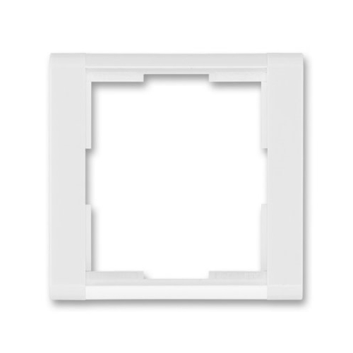 ABB TIME rámeček jednonásobný ;bílá/bílá
