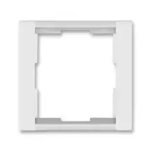 ABB TIME rámeček jednonásobný ;bílá/led.bílá