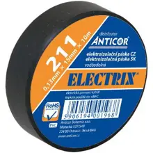 ANTICOR elektroizolační páska PVC 211.Electrix 19x20 ;černá
