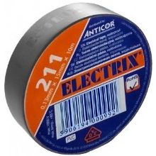 ANTICOR páska elektroizolační PVC 211.Electrix 15x10 ;šedá