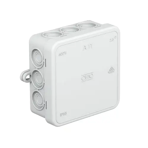 BETTERMANN krabice na omítku A 11 VDE 85x85x40mm IP55 ;šedá