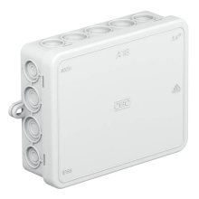 BETTERMANN krabice na omítku A 18 HF RW 125x100x38mm IP55 ;bílá