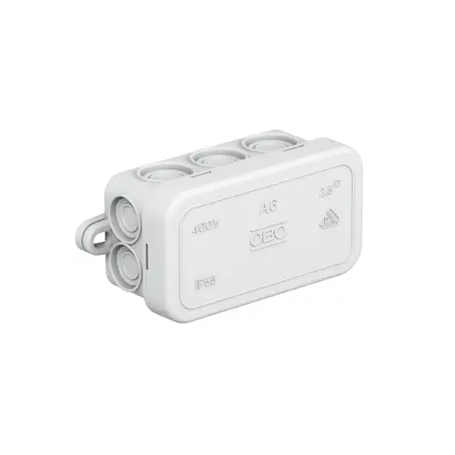 BETTERMANN krabice na omítku A 6 HF RW 80x43x34mm IP55 ;bílá