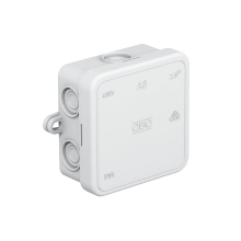 BETTERMANN krabice na omítku A 8 HF RW 75x75x36mm IP55 ;bílá
