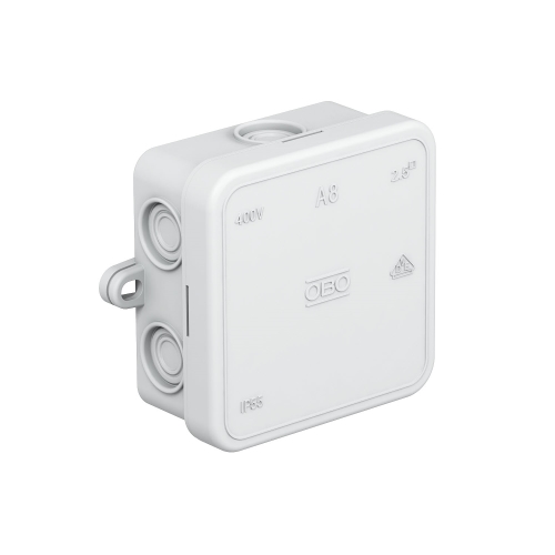 BETTERMANN krabice na omítku A 8 HF RW 75x75x36mm IP55 ;bílá