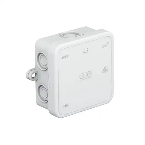 BETTERMANN krabice na omítku A 8 HF RW 75x75x36mm IP55 ;bílá