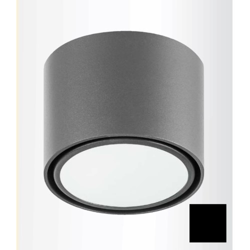 DEOS LED downlight S800 1x10W 1310lm/830 ;černá.3.A3