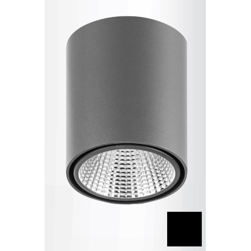 DEOS LED downlight S800 1x10W 1400lm/830/36° ;černá.3.FL