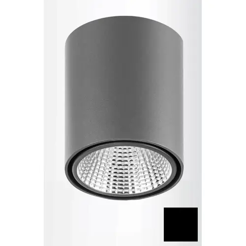 DEOS LED downlight S800 1x10W 1400lm/830/36° ;černá.3.FL