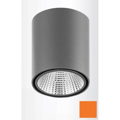 DEOS LED downlight S800 1x14W 1950lm/830/36° ; oranž.RAL2003.pololesk