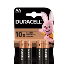DURACELL baterie alkalická BASIC AA/LR6/MN1500 ;BL4