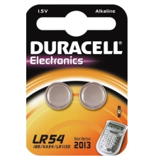 DURACELL baterie alkalická knoflíková LR54/189 ;BL2