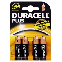 #DURACELL baterie alkalická PLUS AA/LR6/MN1500 ; BL4