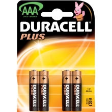 DURACELL baterie alkalická PLUS AAA/LR03/MN2400 ; BL4