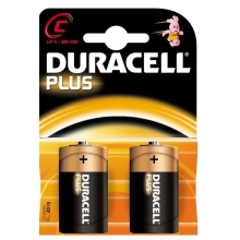 DURACELL baterie alkalická PLUS C/LR14/MN1400 ; BL2