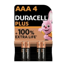 DURACELL baterie alkalická PLUS NEW AAA/LR03/MN2400 ;BL4