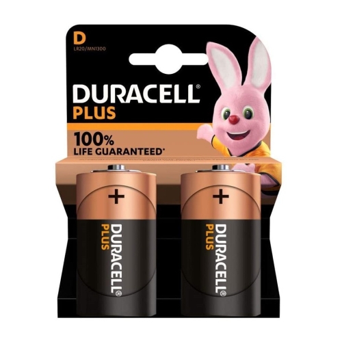 DURACELL baterie alkalická PLUS NEW D/LR20/MN1300 ;BL2