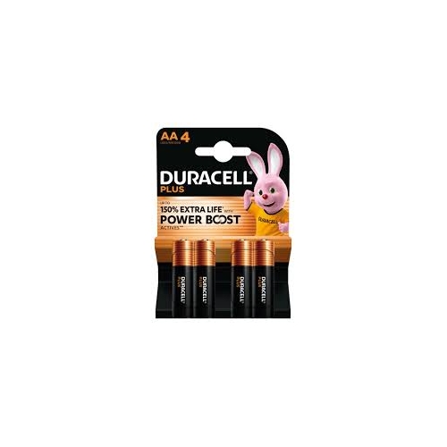 DURACELL baterie alkalická PLUS POWER.BOOST AA/LR6/MN1500 ;BL4