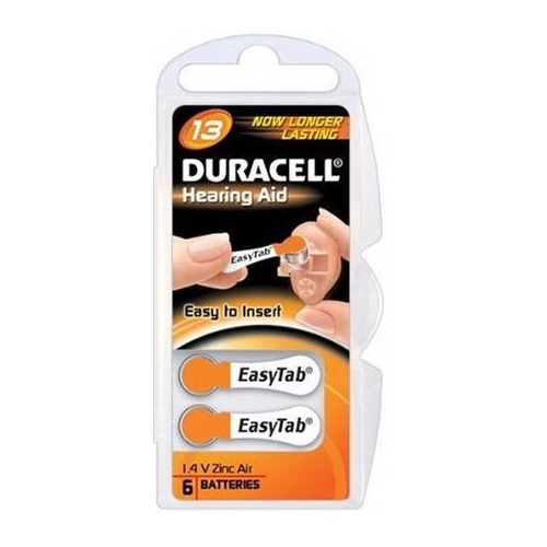 DURACELL baterie do naslouchadel DA 13 Activair 6ks