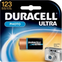 DURACELL baterie lithiová foto. ULTRA 123/CR17345 ; BL1
