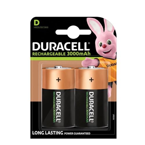 DURACELL baterie nabíjecí 2200mAh D/HR20 ;BL2