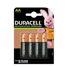 DURACELL baterie nabíjecí STAY.CHARGED 2500mAh AA/HR6 ;BL4