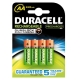 DURACELL baterie nabíjecí STAY.CHARGED 2500mAh AA/HR6 ;BL4