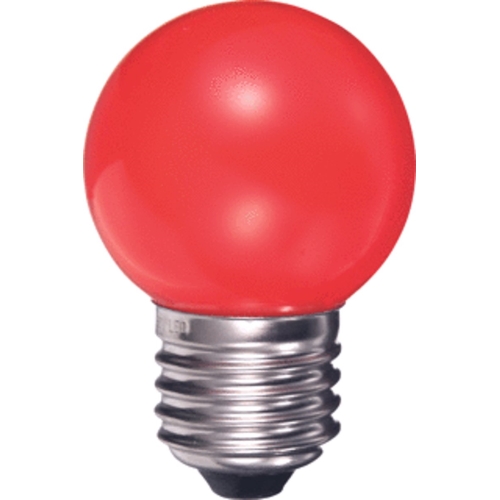 DURALAMP LED kapka Ping Ball P45 0.5W/E27 240V červená