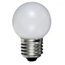 DURALAMP LED kapka Ping Ball P45 0.5W/E27 240V denní bílá