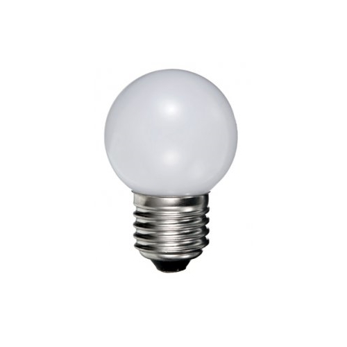 DURALAMP LED kapka Ping Ball P45 0.5W/E27 240V denní bílá