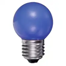 DURALAMP LED kapka Ping Ball P45 0.5W/E27 240V modrá