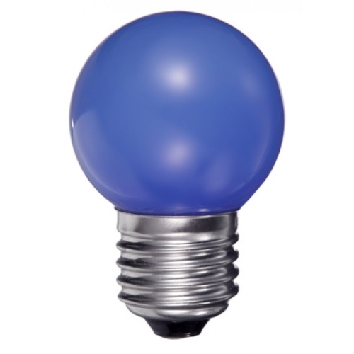DURALAMP LED kapka Ping Ball P45 0.5W/E27 240V modrá
