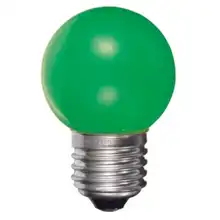 DURALAMP LED kapka Ping Ball P45 0.5W/E27 240V zelená