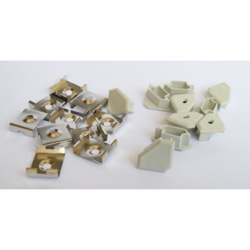 DURALAMP montážní kit LED pásky LED.pásky rohový IP20