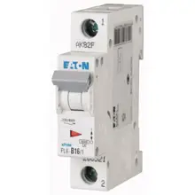 EATON jistič PL6 1-pól. 16A B 6kA