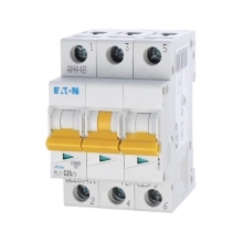 EATON jistič PL7 3-pól. 25A C 10kA