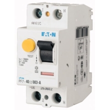 EATON proudový chránič 2-pol.25A 30mA /263577/ 10kA