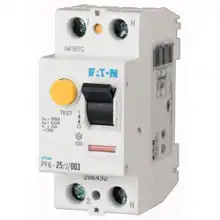 EATON proudový chránič 2-pólový 25A 30mA 6kA /286492/